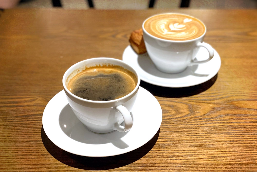 Long Black and Flat White. — Picture by CK Lim