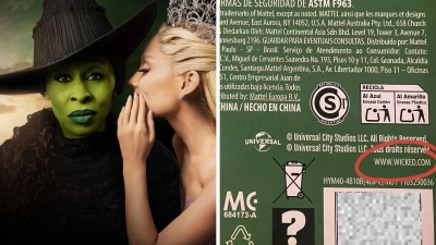 Mattel faces USm lawsuit over ‘Wicked’ doll packaging error linking to porn site