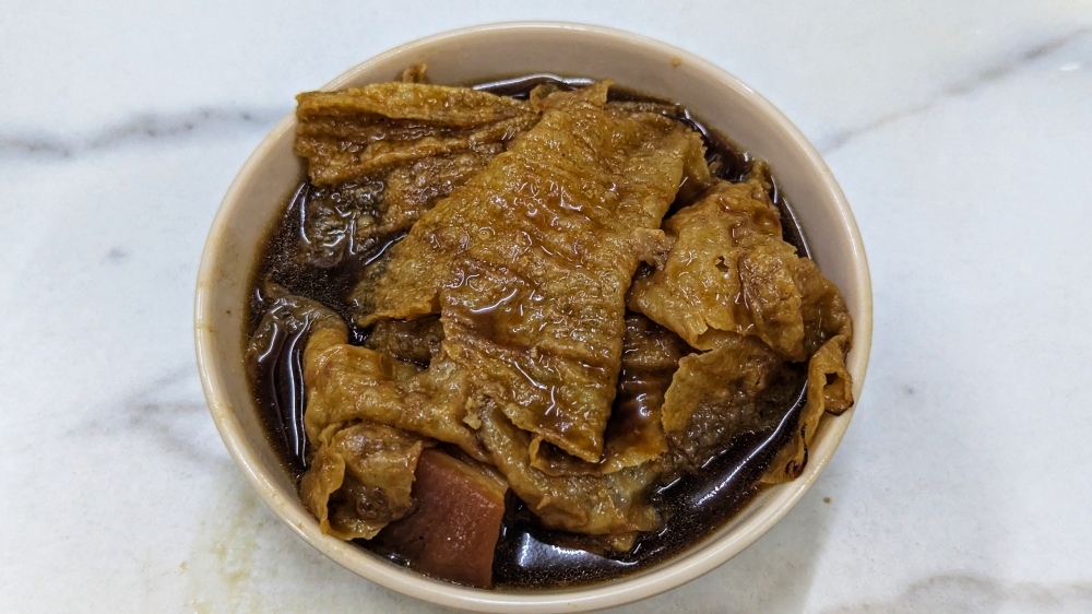 We like to add a lot of ‘fu chuk pei’ to our ‘bak kut teh’. — Picture by Ethan Lau