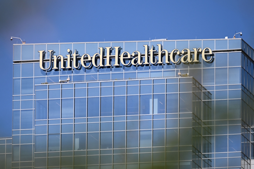 UnitedHealthcare health insurance company signage is displayed on an office building in Phoenix, Arizona July 19, 2023. — AFP pic