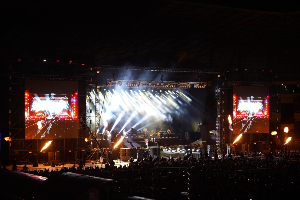 A sea of passionate fans lights up Bukit Jalil National Hockey Stadium, creating an unforgettable night of music and celebration. — Picture courtesy DMY Creation