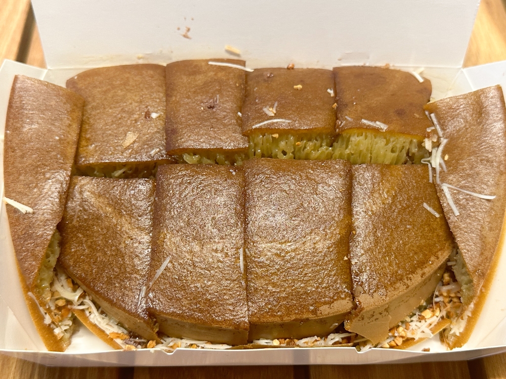 Martabak Manis is a huge portion that is best shared with others.