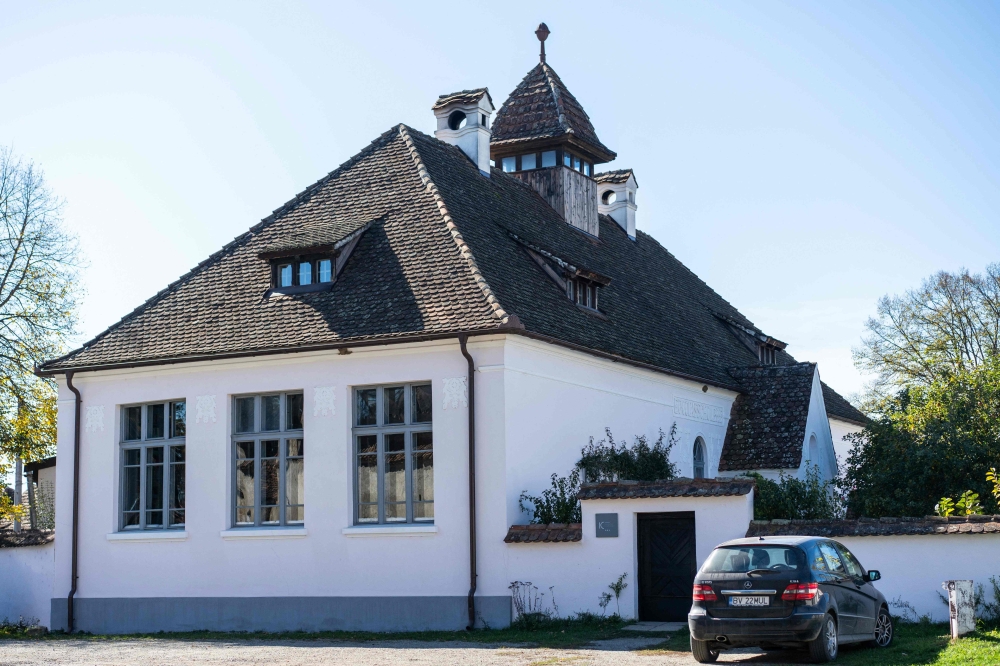 General view of the old evangelical school, now guesthouse, in Cincsor, a small Transylvanian village some 250km north-west of Bucharest October 17, 2024. — AFP pic