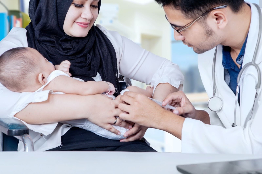 Influenza prevention is important for the whole family, especially for children six months and younger who are too young to receive the vaccination for themselves.