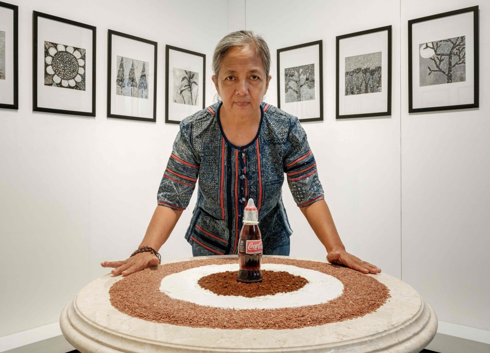 Indonesian artist Arahmaiani has had many lives, from an imprisoned then exiled anti-dictatorship activist to a hippie, art teacher and environmentalist. — AFP pic