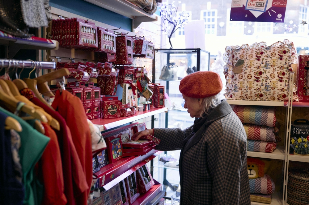 Popular in Britain for personal shopping, charity stores and online second-hand retailers are seeing an unlikely surge in interest for Christmas gifts, a time of year often criticised for promoting consumerism and generating waste.  — AFP pic