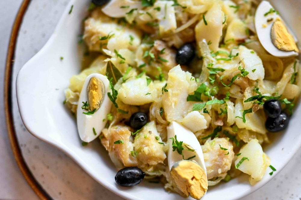 Portugal’s traditional Christmas dish, bacalhau. — AFP pic