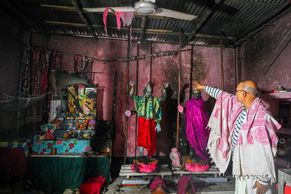 Attacks against Hindu temples are not new in Bangladesh. Shown here is the Laxmi-Narayan temple in the outskirts of Dhaka. — AFP pic