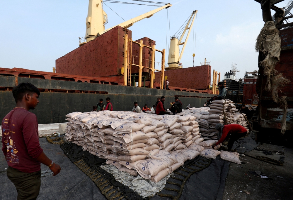 Lower-than-expected output by the world’s second-largest sugar producer could eliminate the possibility of India allowing exports in the current season ending in September 2025, supporting global sugar prices. — Reuters pic