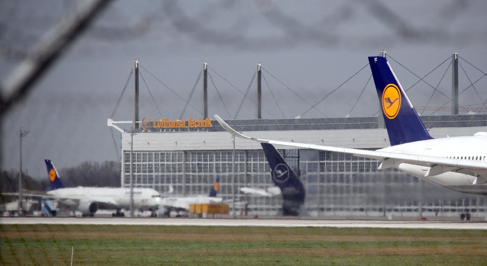 Germany’s Lufthansa said it plans to slash its net emissions by half by 2030 compared to 2019 levels and has a constant dialogue with customers. — Reuters pic