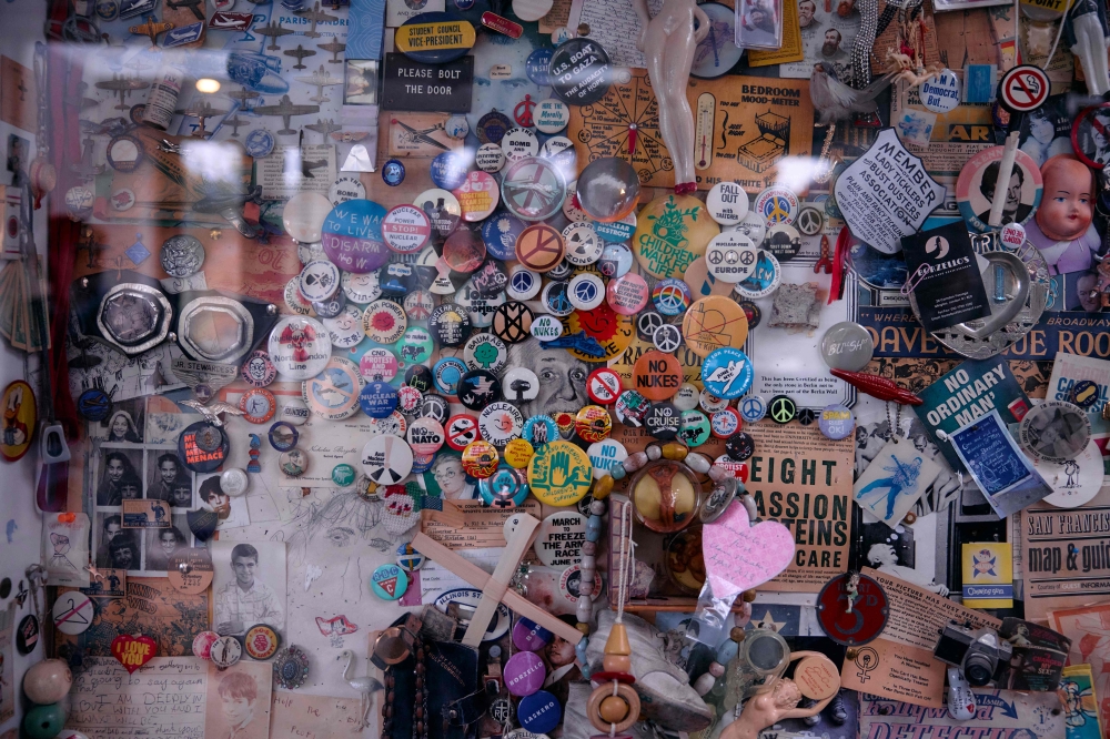 Items are seen from the collection of Bob Borzello, 88, owner of 43 Camden Passage, in London on December 20, 2024. — AFP pic