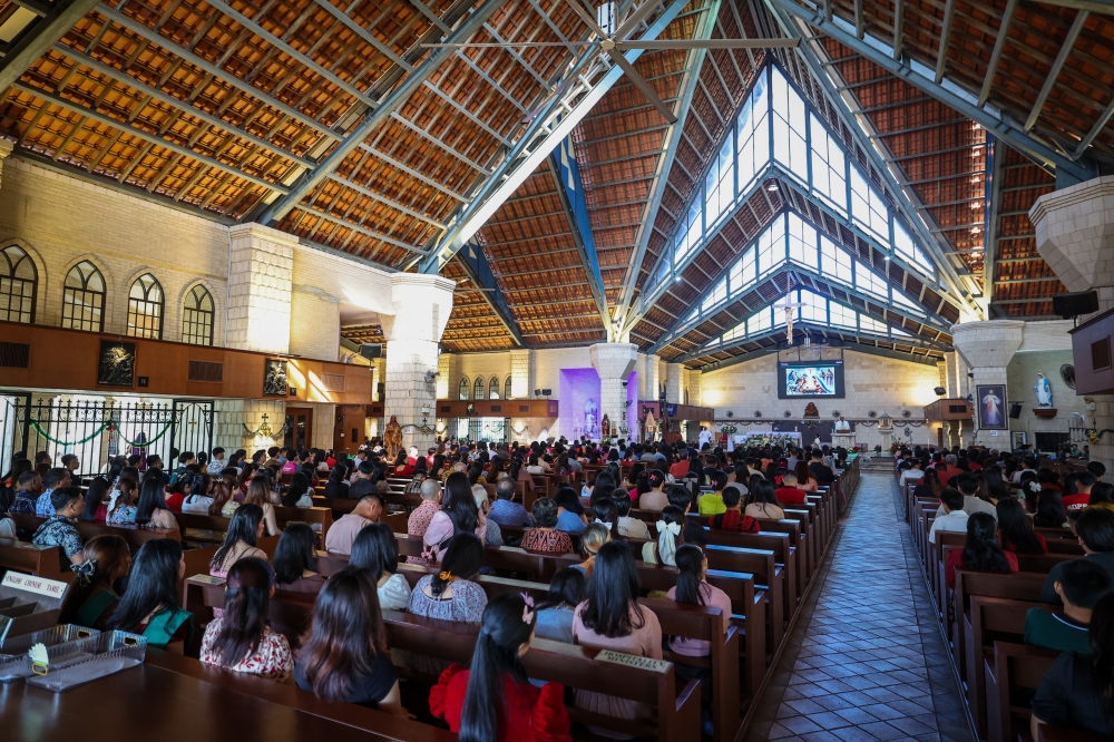 The Minor Basilica of St Anne in Bukit Mertajam drawing thousands of Christians for religious observances. — Bernama pic