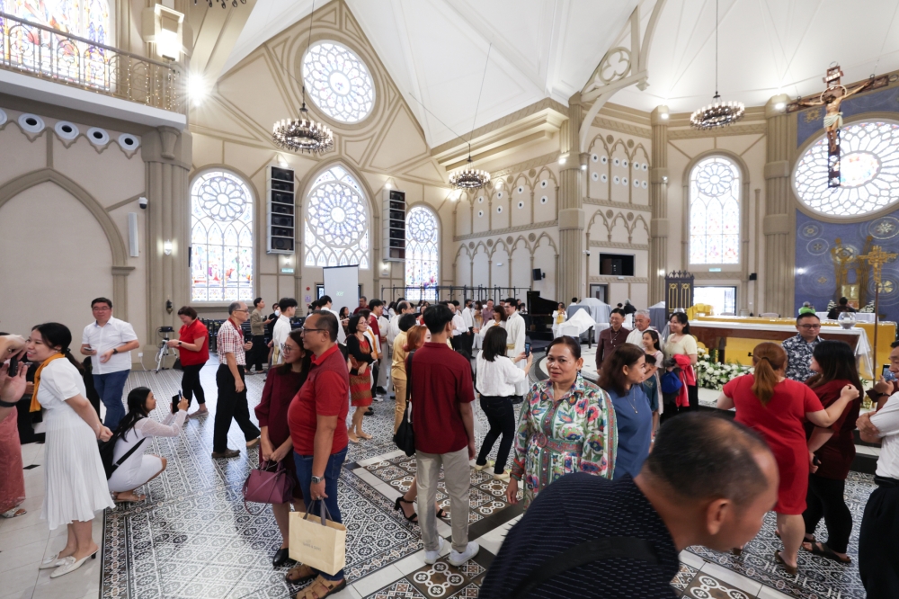 St Peter’s Church has received an overwhelmingly positive response from visitors of all backgrounds. — Bernama pic