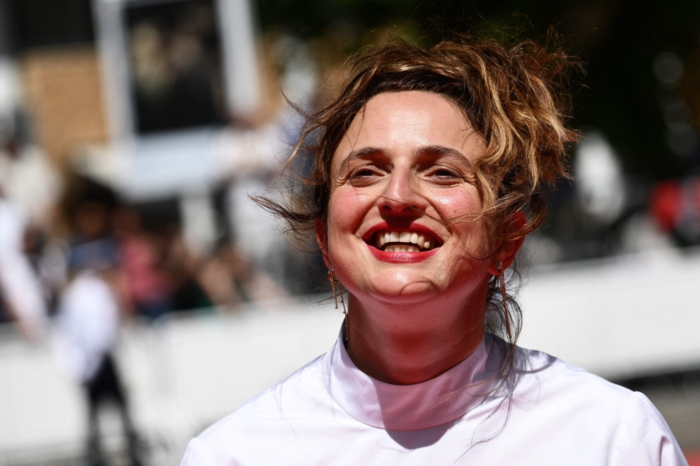 Italian director Alice Rohrwacher arrives for the screening of the film ‘La Chimera’ during the 76th edition of the Cannes Film Festival in Cannes May 26, 2023. — AFP pic