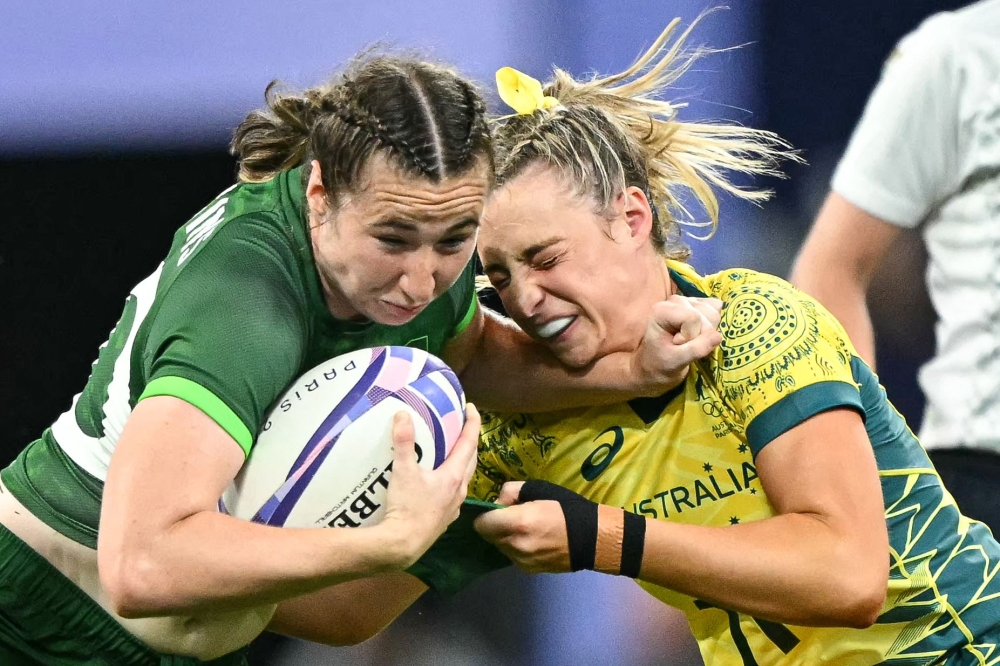 The Australians outclassed Ireland 40-7 in their quarter, Maddison Levi scoring a hat-trick to set a new women’s record of 11 tries scored at an Olympics, beating Portia Woodman-Wickliffe’s previous best of 10 at the 2016 Rio Games in this file picture. — AFP pic