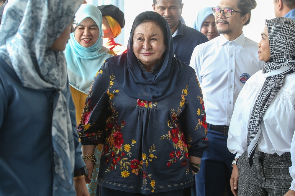 Datin Seri Rosmah Mansor is pictured at Kuala Lumpur High Court Complex October 30, 2024. — Picture by Yusof Mat Isa