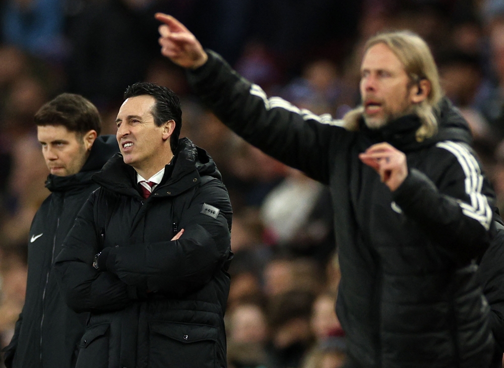 Aston Villa’s Spanish head coach Unai Emery. — AFP