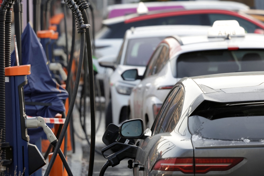 Cars charging in Oslo, Norway. — Reuters pic