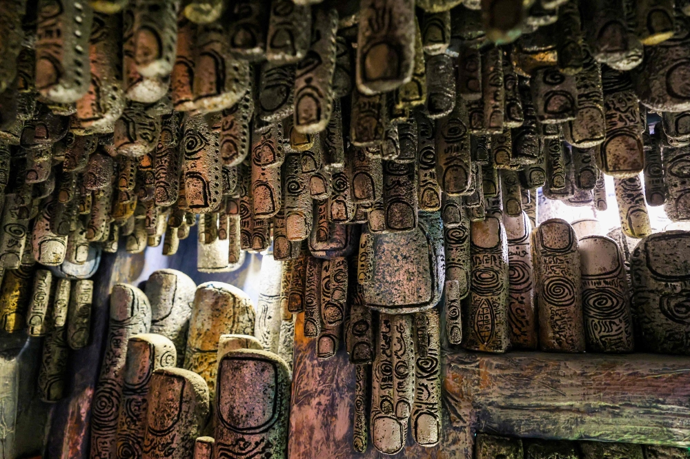 At his residence, visitors are particularly drawn to what Yazdi calls ‘the Finger Room’. — AFP pic 