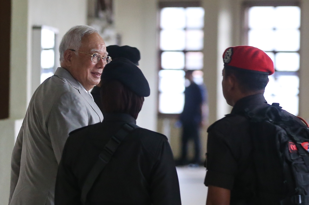 Former prime minister Datuk Seri Najib Razak. There will be nothing historic about Monday at the Court of Appeal. — Picture by Yusof Mat Isa