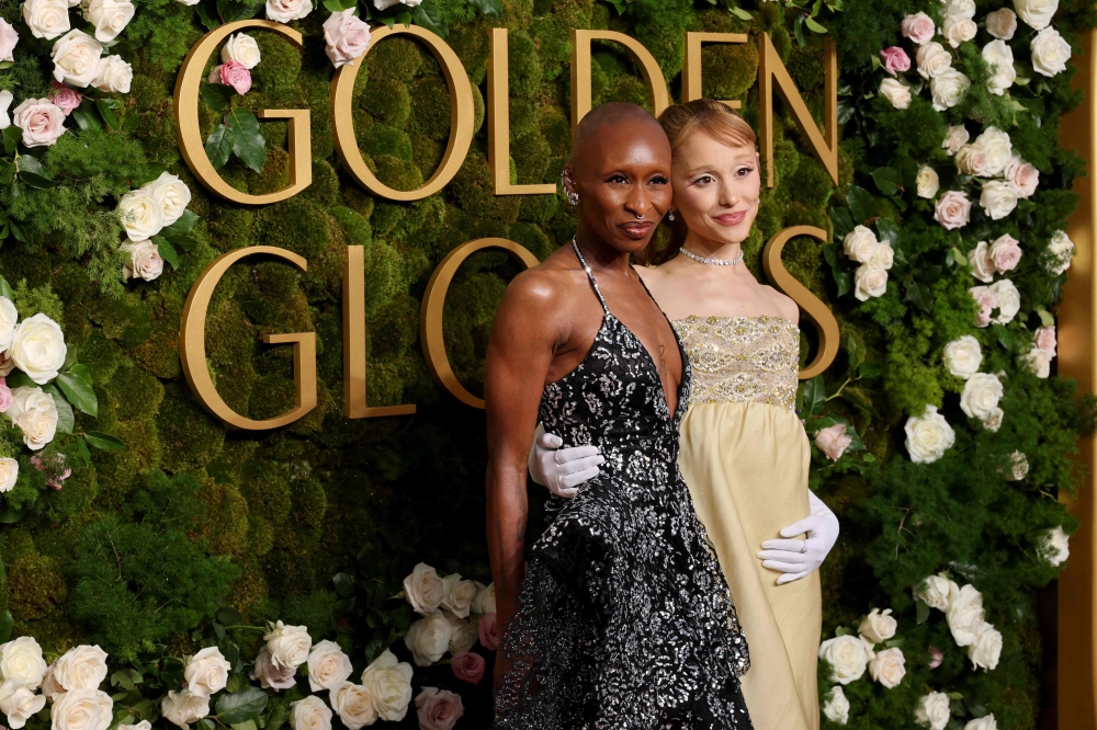 Cynthia Erivo and Ariana Grande. — AFP pic