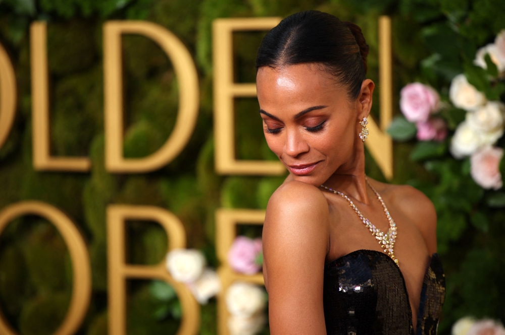 Zoe Saldana. — AFP pic