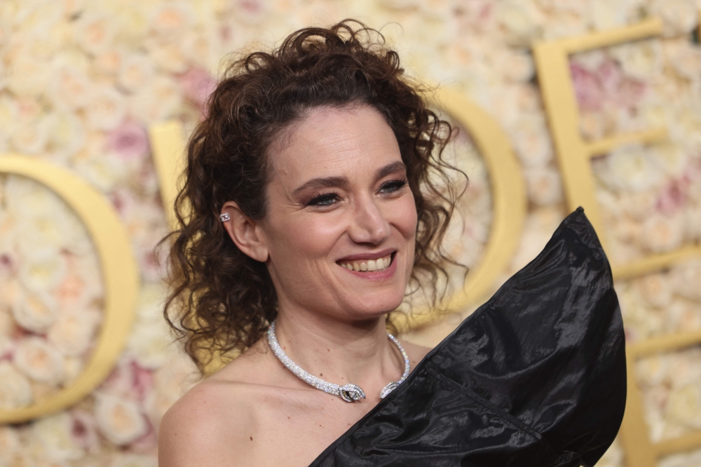 French director Coralie Fargeat arrives for the 82nd annual Golden Globe Awards at the Beverly Hilton hotel in Beverly Hills, California, on January 5, 2025. — AFP pic