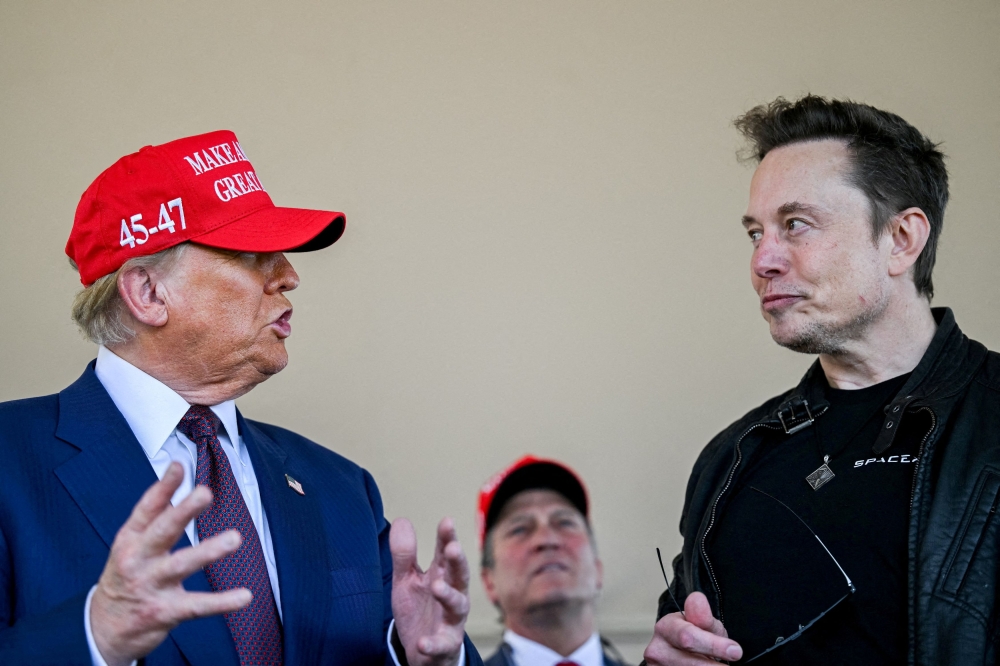 Elon Musk, who backed Donald Trump, has now gained a far-right following. — Reuters pic