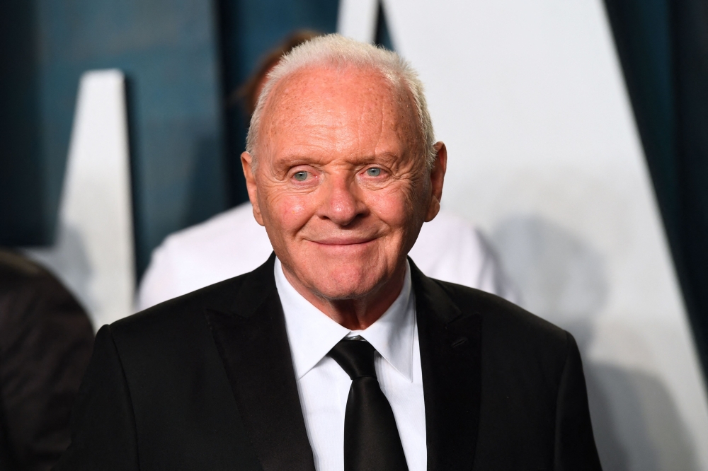 Anthony Hopkins lost his home in Pacific Palisades. — AFP file pic