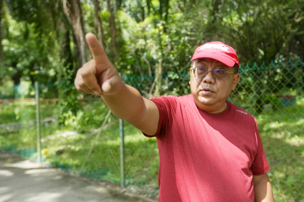 Philip Phang, a resident of Taman Desa, speaks to ‘Malay Mail’ during an interview session on November 30, 2024—Picture by Raymond Manuel