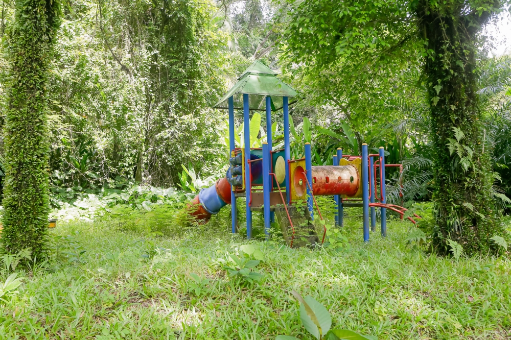 Taman Desa residents claim the land on which this old playground sits has been sold to a private developer. — Picture by Raymond Manuel