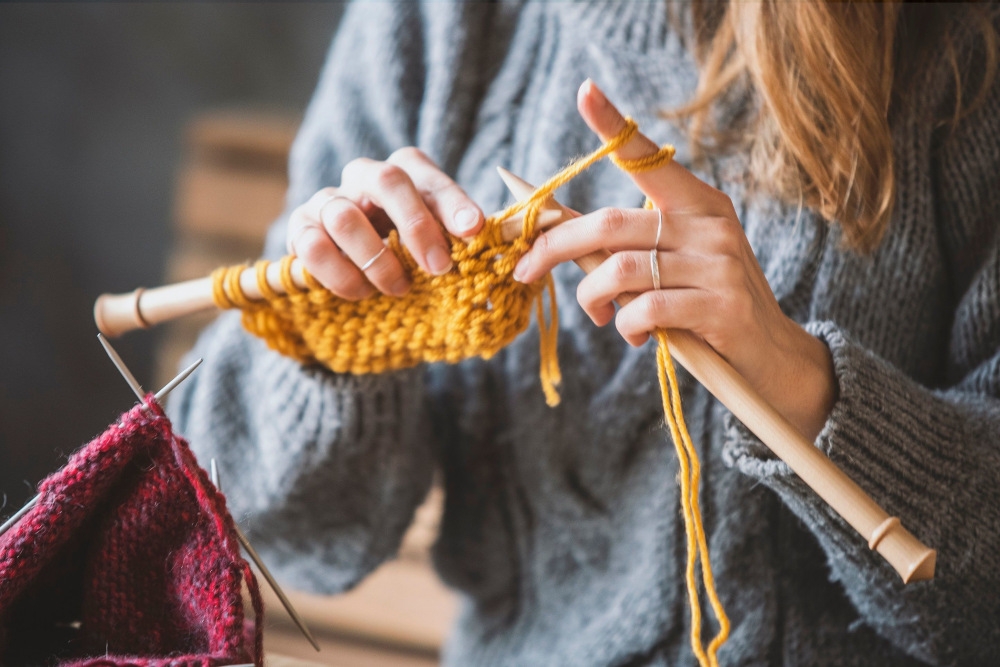 An undated illustrative photo shows a person knitting.— LukaTDB/Getty Images/ETX Studio pic