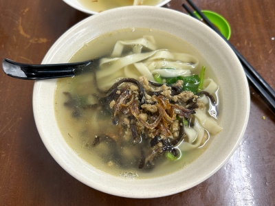 Restoran Tai Kar Ho: A place to delve deep into neighbourhood of Taman United as you slurp comforting bowls of ‘pan mee’, ‘kai si hor fun’ and ‘wantan mee’