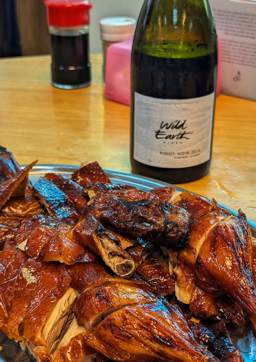 Pinot Noir and roast duck is a classic pairing. — Picture by Ethan Lau