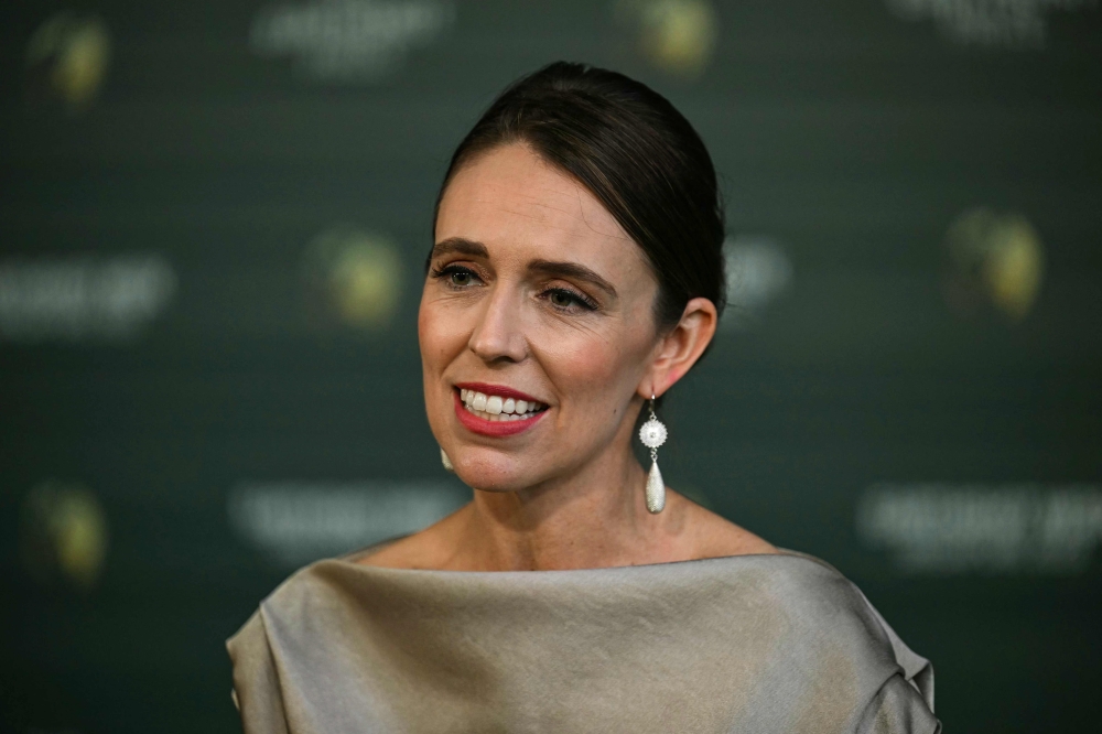 Former New Zealand's prime minister Jacinda Ardern arrives to attend the 2023 Earthshot Prize at the Theatre at Mediacorp in Singapore on November 7, 2023. — AFP pic