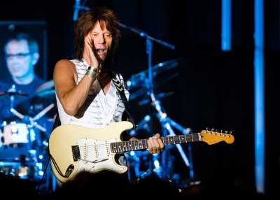 Legendary guitarist Jeff Beck’s prized instruments sold at London auction