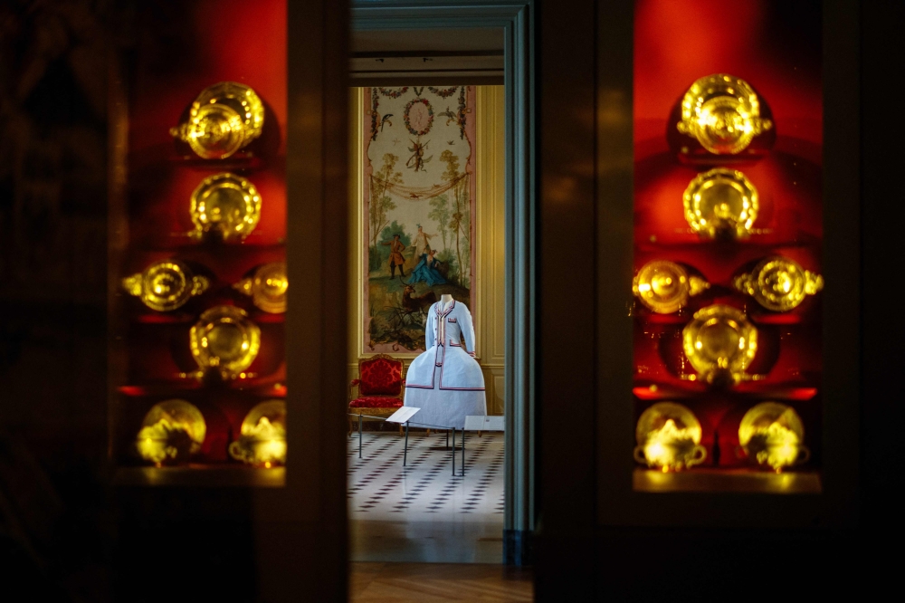 A dress created by Thom Browne. — AFP pic