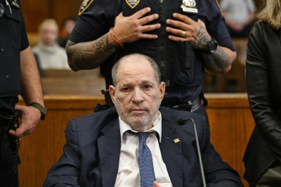 Weinstein says struggling in ‘hellhole’ prison, seeks earlier retrial date for rape and sexual assault charges