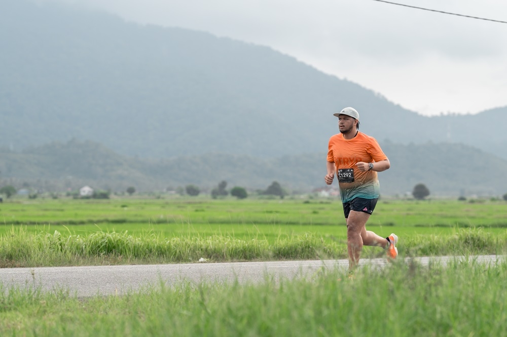 Being a sponsored plus-size runner helps dismantle the longstanding myth that only fit people can run or race. — Picture courtesy of Mohd Zulfakri Jolkeppli