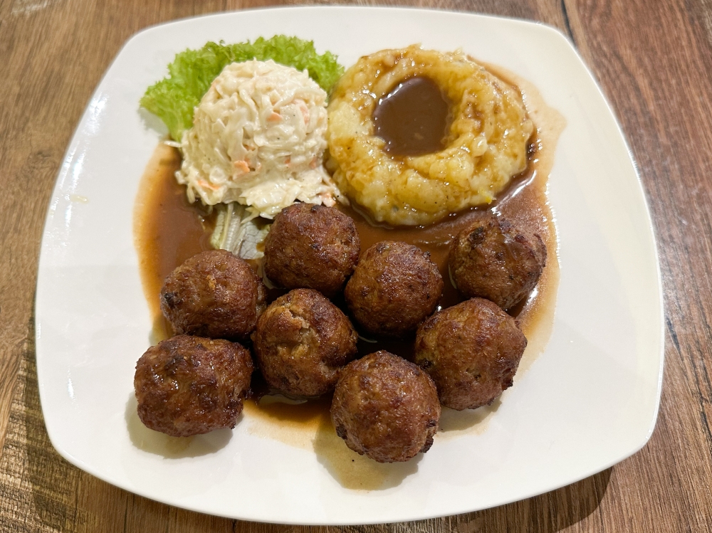 Swedish Meatballs are juicy, minced beef bites — Picture by Lee Khang Yi