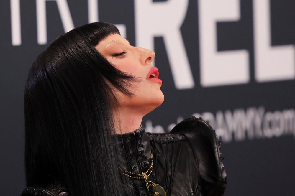 Lady Gaga poses at the red carpet during the 67th Annual Grammy Awards in Los Angeles, California, U.S., February 2, 2025. — Reuters pic