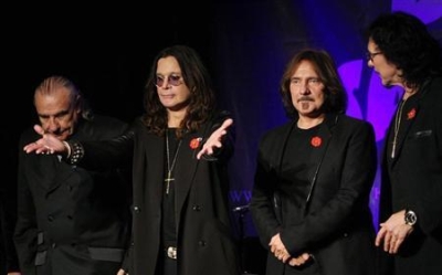 ‘I love you and good night’: Black Sabbath’s original lineup reunites in UK for first time in 20 years for Ozzy Osbourne’s final concert