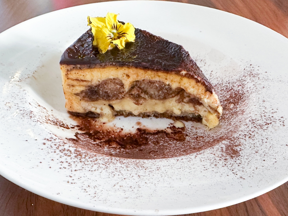 End the meal here on a high note by ordering the Tiramisu ‘flambe’ with brandy — Picture by Lee Khang Yi