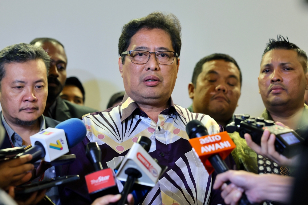 MACC Chief Commissioner Tan Sri Azam Baki speaks to reporters after a roundtable programme in Kuala Lumpur on Oct 17, 2024. — Bernama pic