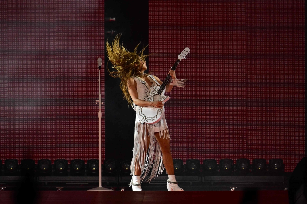 Shakira is set to perform nearly 50 dates in Latin America by the end of June, followed by more in the United States and Canada. — Pic by AFP