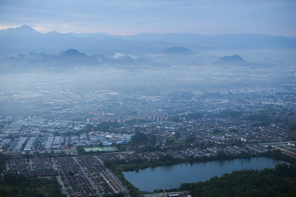 Ipoh scored well for environmental factors, and named as one of green urban centres in the country. — Picture by Farhan Najib