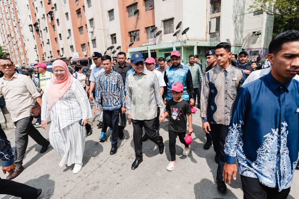 Prime Minister Datuk Seri Anwar Ibrahim recently visited the PPR Lembah Subang-1. — Picture courtesy of Think City