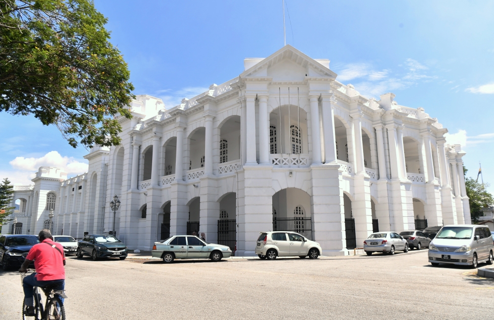 The century-old Ipoh Town Hall building. — Bernama pic