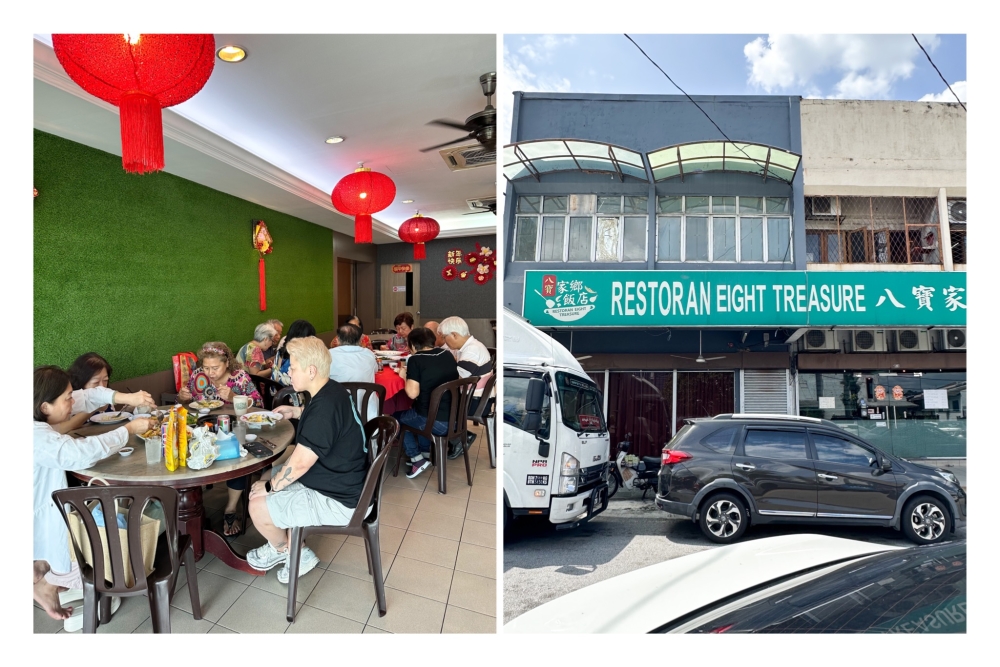 The restaurant attracts diners who often return for more (left) and it spans two shoplots (right) allowing it to accommodate large groups of diners. — Picture by Lee Khang Yi