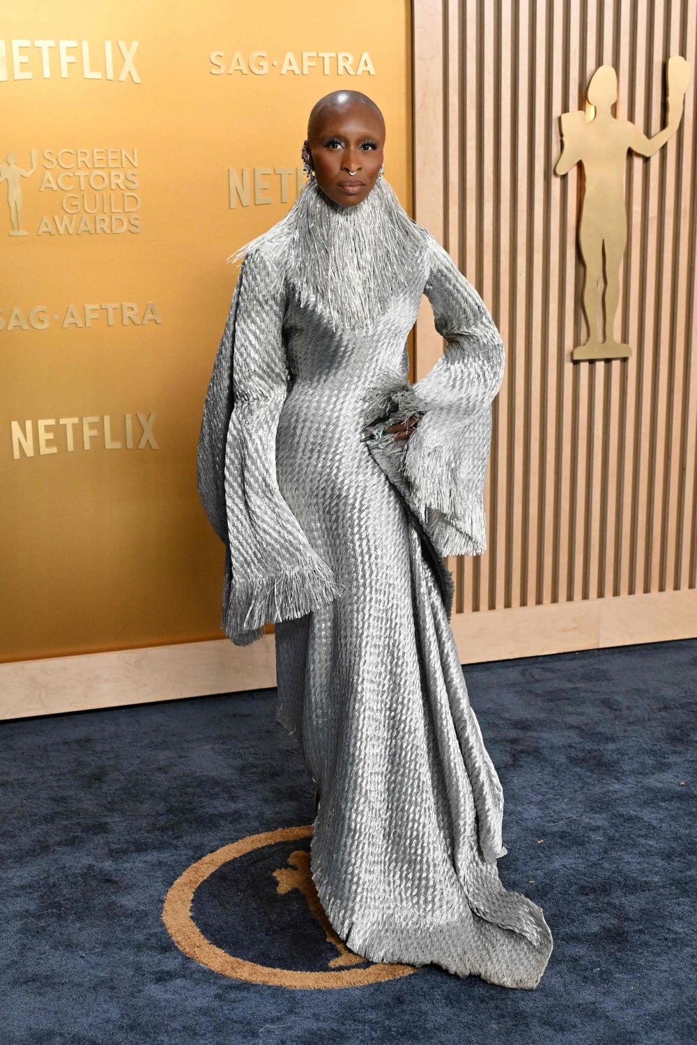 Cynthia Erivo in Givenchy Haute Couture. — AFP pic